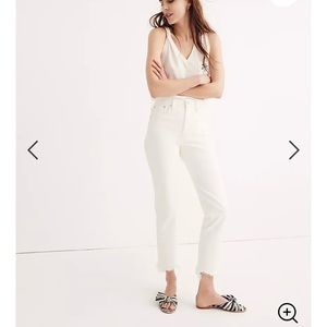 Madewell The Perfect Summer Jean White (Size 24)